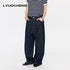 LYUOCHENG_Raw_Denim_Frayed_Hem_Low_Waist_Loose_Women&