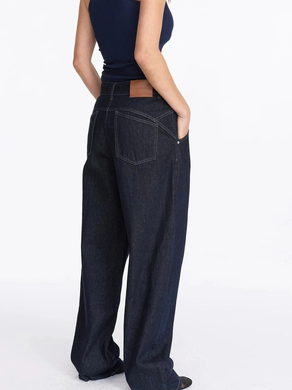 LYUOCHENG Raw Selvedge Denim Jeans