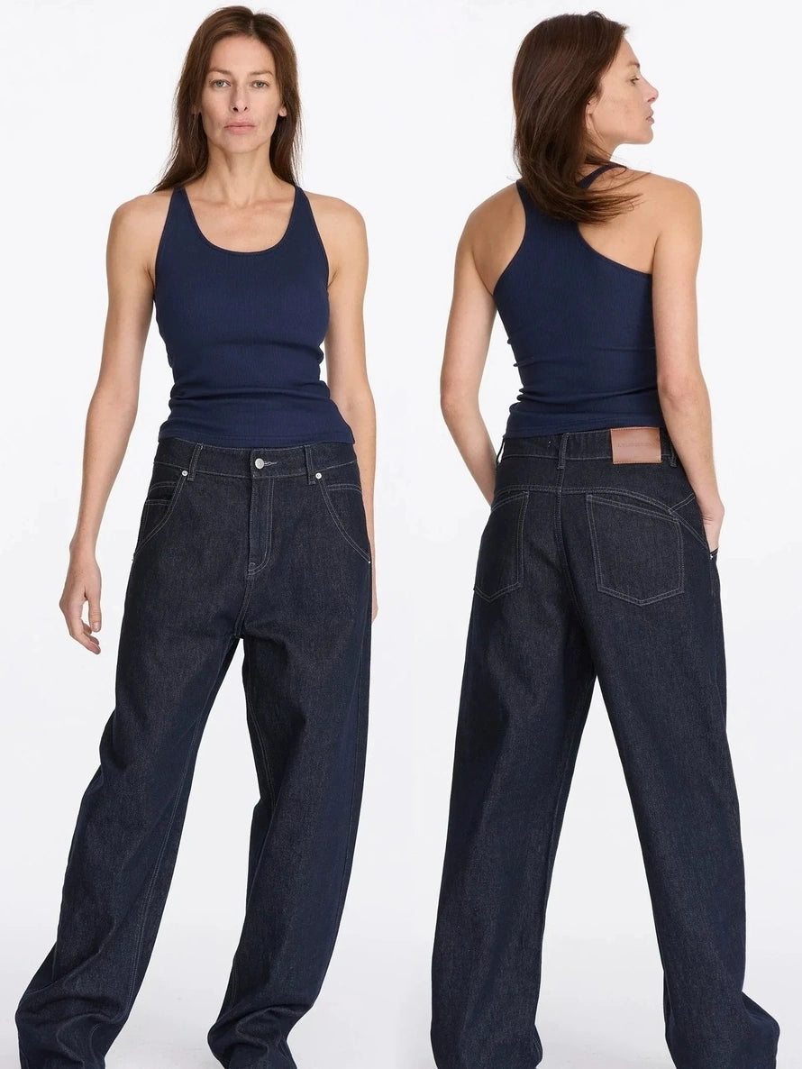 LYUOCHENG Raw Selvedge Denim Jeans