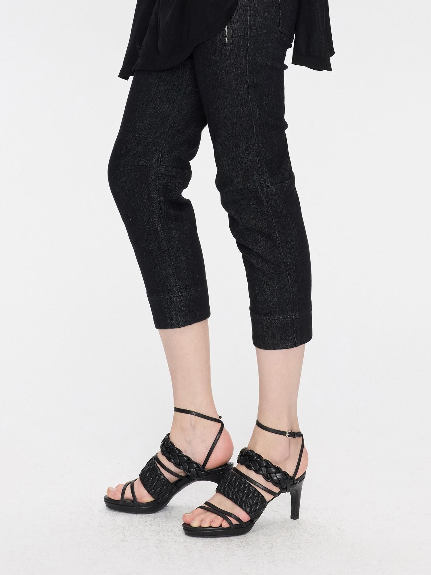 LYUOCHENG Resort Lace Up Roman Thin Heel Women&