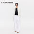 LYUOCHENG_Ribbed_Splice_Minimalist_Zipper_Cropped_Women&