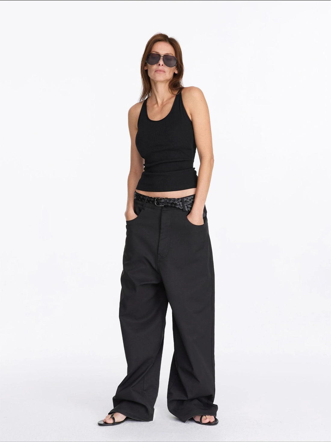 LYUOCHENG Ribbed Tank Top With Built In Bra