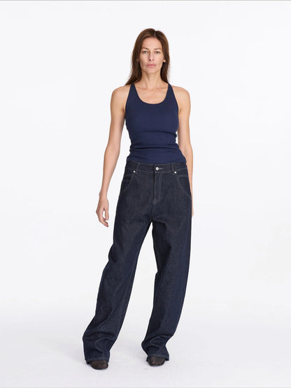 LYUOCHENG Ribbed Tank Top With Built In Bra