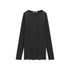 LYUOCHENG_Round_Neck_Long_Sleeve_Loose_Tencel_Comfort_Top_MISSTT