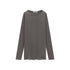 LYUOCHENG_Round_Neck_Long_Sleeve_Loose_Tencel_Comfort_Top_MISSTT