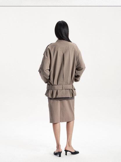 LYUOCHENG Sand Wash Utility Lyocell Cotton Women&