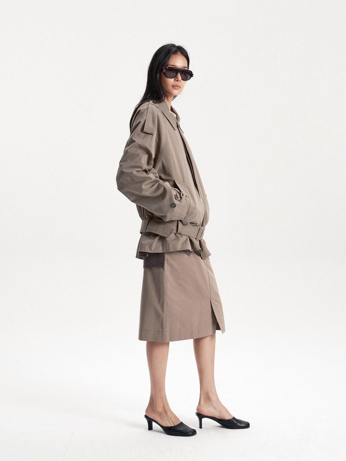 LYUOCHENG Sand Wash Utility Lyocell Cotton Women&