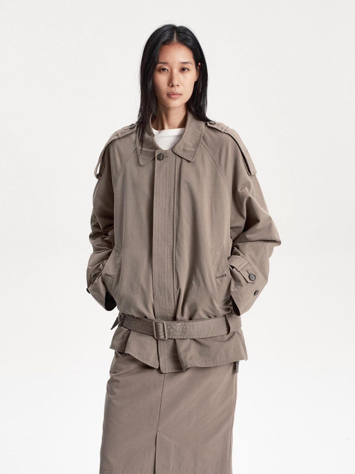 LYUOCHENG Sand Wash Utility Lyocell Cotton Women&