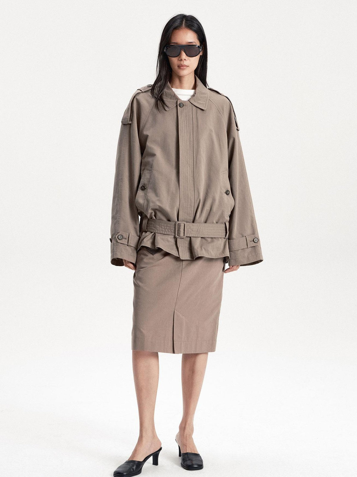 LYUOCHENG Sand Wash Utility Lyocell Cotton Women&