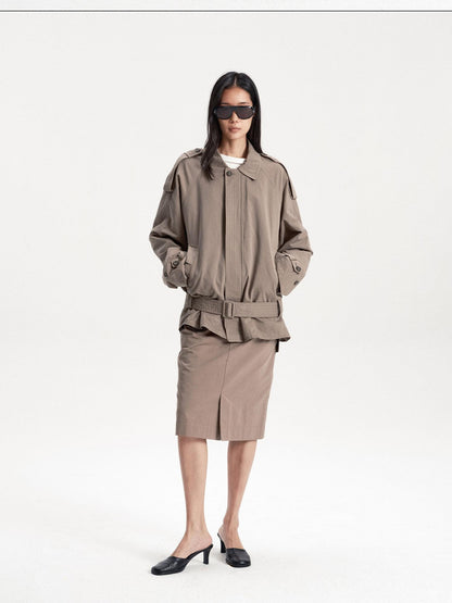 LYUOCHENG Sand Wash Utility Lyocell Cotton Women&