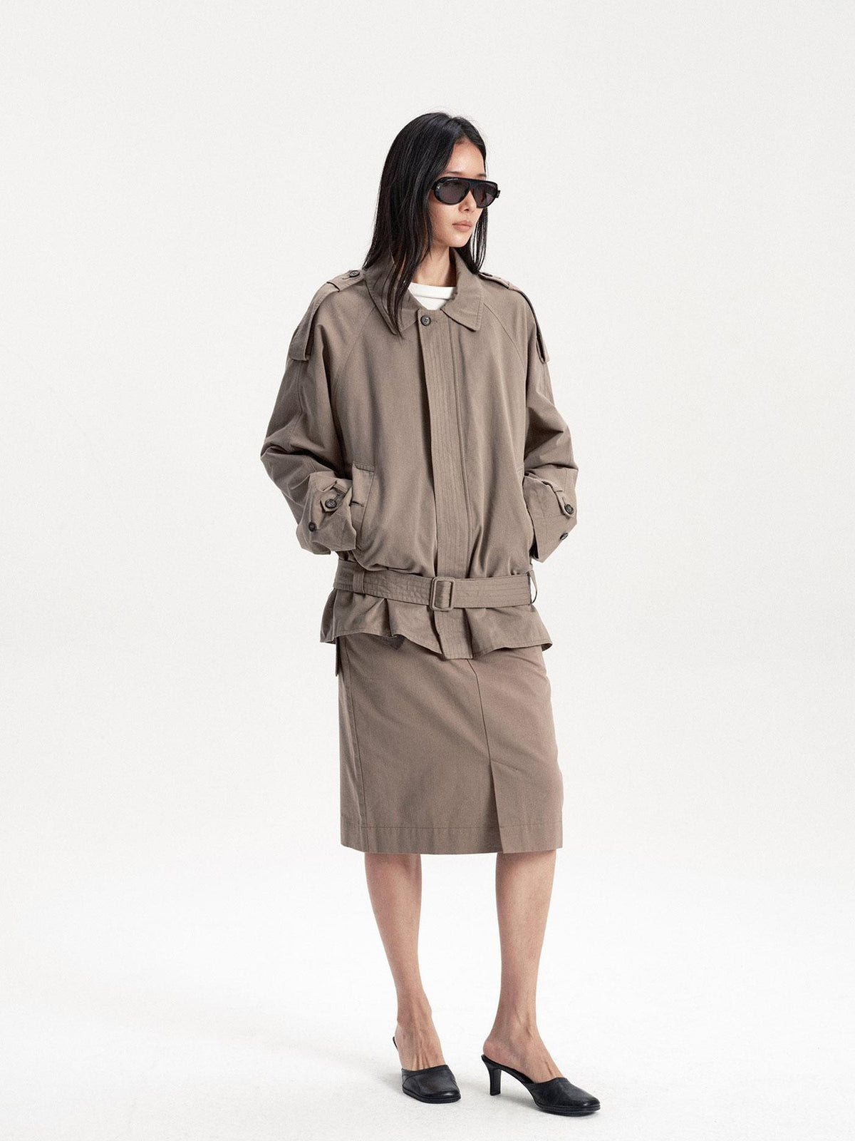 LYUOCHENG Sand Wash Utility Lyocell Cotton Women&