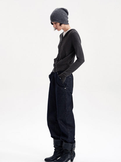 LYUOCHENG Slim Fit Solid Fleece Lined Women&