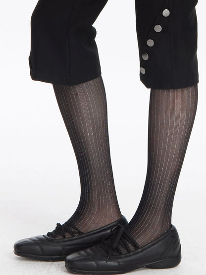 LYUOCHENG Soft Sponge Tie Up Ballet Flat