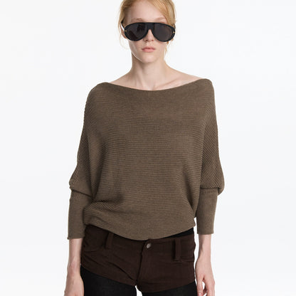 LYUOCHENG_Soft_Wool_Blend_Batwing_Sleeve_Off_Shoulder_Sweater_MISSTT