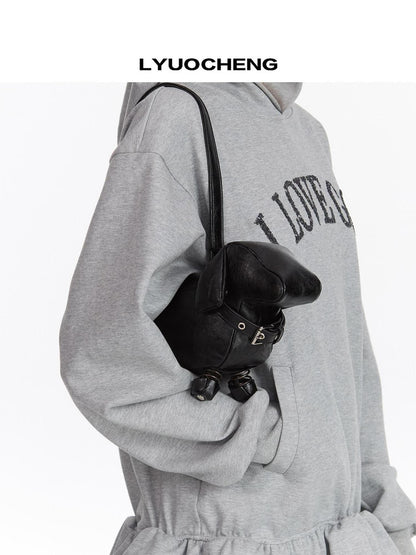 LYUOCHENG Spring Leg Dachshund Crossbody Top Handle Women&