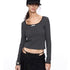 LYUOCHENG_Square_Neck_Lace_Spliced_Bow_Women&