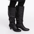 LYUOCHENG_Stacked_Fold_Retro_Round_Toe_Leather_Mid_Heel_Boots_MISSTT