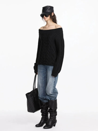 LYUOCHENG Stacked Fold Retro Round Toe Leather Mid Heel Boots