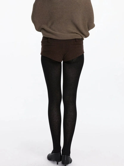 LYUOCHENG Stretch Wool Blend Tights