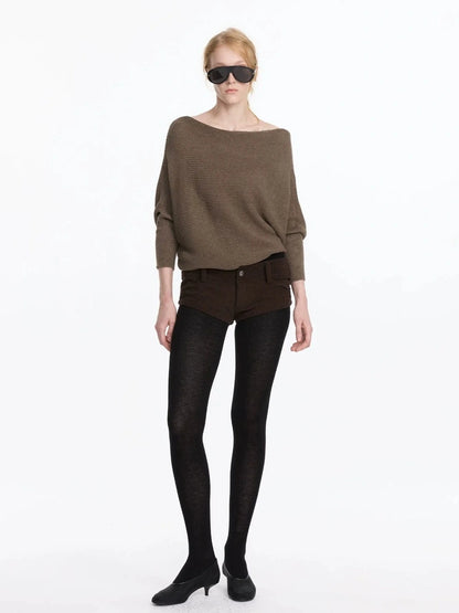 LYUOCHENG Stretch Wool Blend Tights