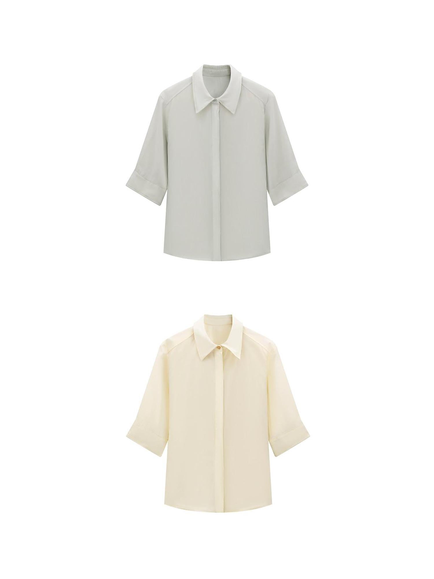 LYUOCHENG Striped Color Block Short Sleeve Shirt