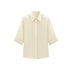 LYUOCHENG_Striped_Color_Block_Short_Sleeve_Shirt_MISSTT