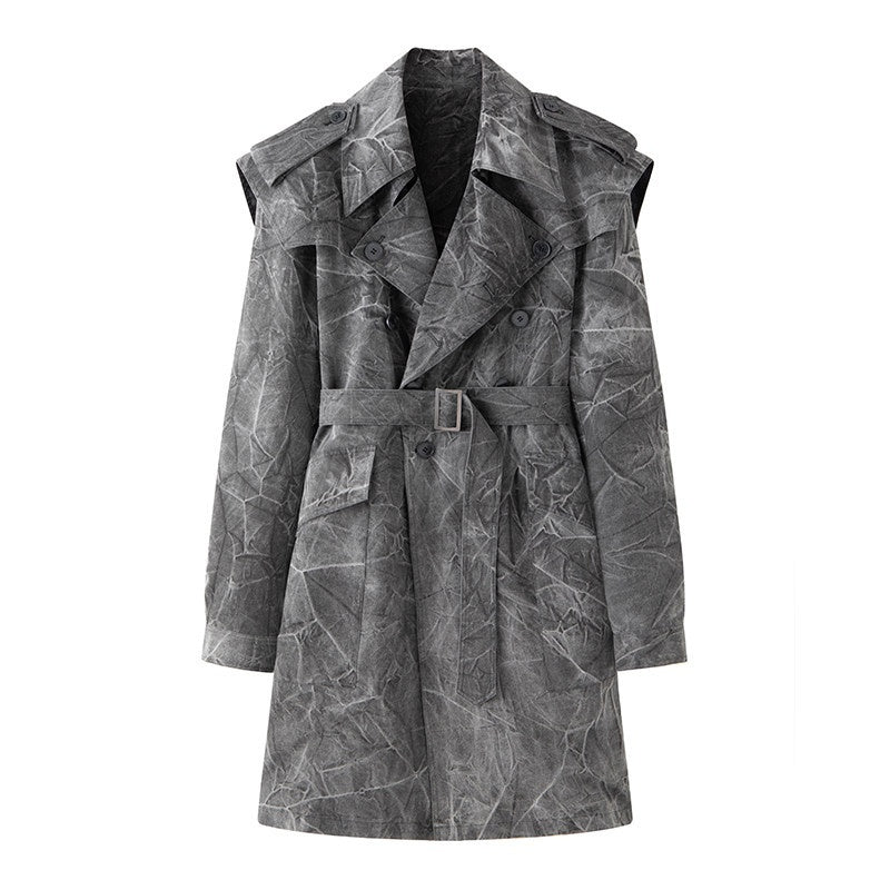 LYUOCHENG_Textured_Double_Breasted_Mid_Length_Notched_Lapel_Women&