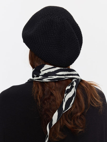 Textured Twill Adjustable Slouchy Women&