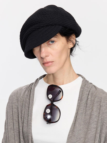 Textured Twill Adjustable Slouchy Women&
