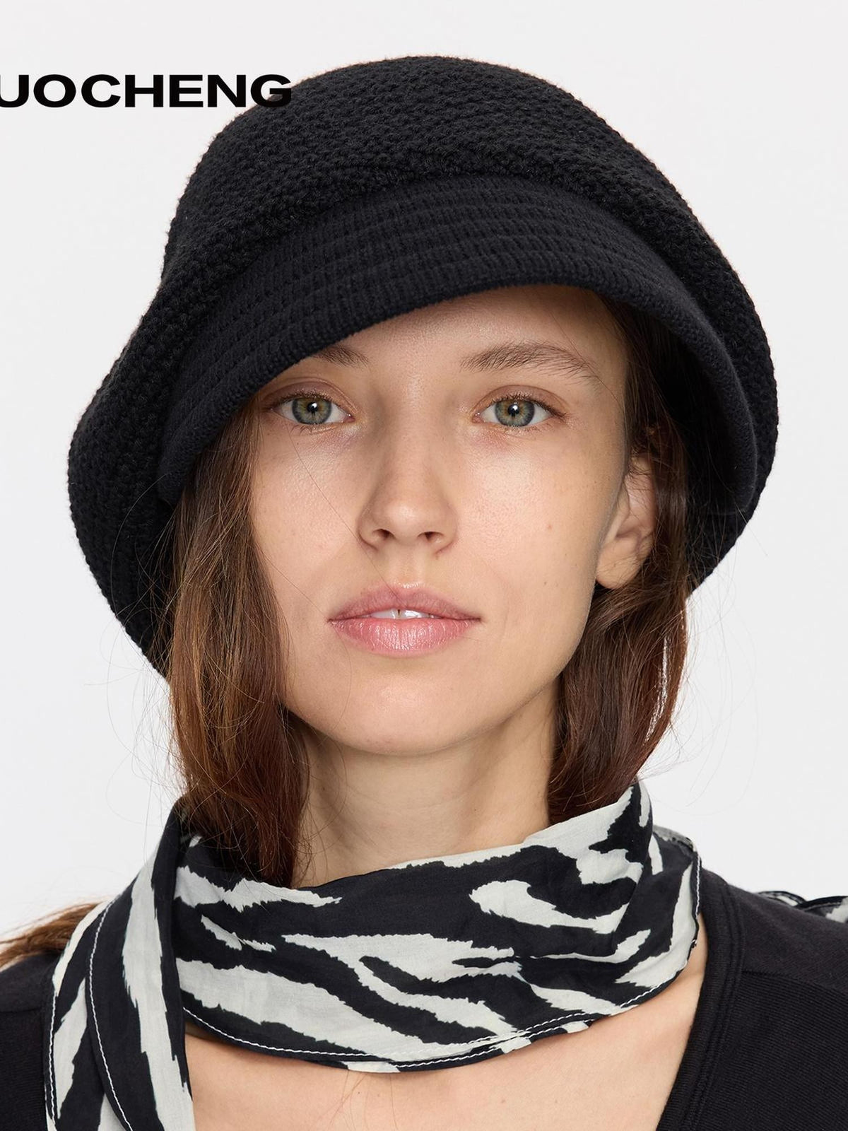 Textured Twill Adjustable Slouchy Women&