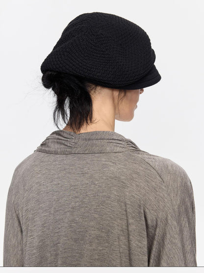 Textured Twill Adjustable Slouchy Women&
