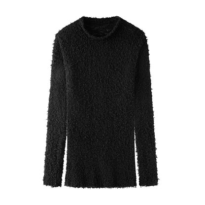 LYUOCHENG_Two_Tone_Raw_Edge_Mesh_Knit_Top_MISSTT