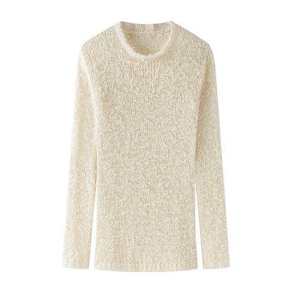 LYUOCHENG_Two_Tone_Raw_Edge_Mesh_Knit_Top_MISSTT