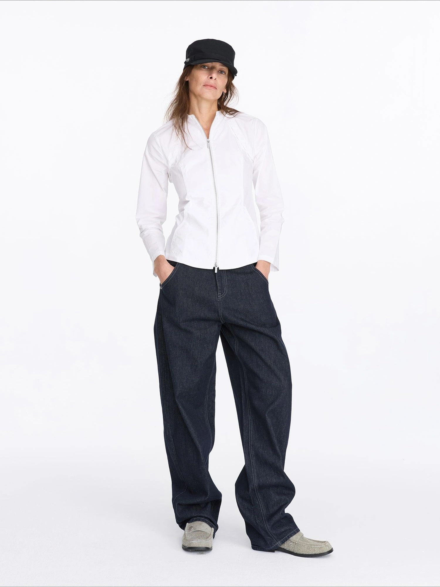 LYUOCHENG Two Way Detachable Zip Jacket