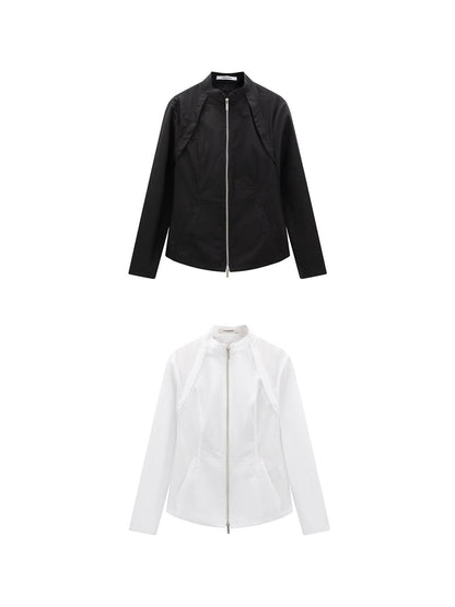 LYUOCHENG Two Way Detachable Zip Jacket