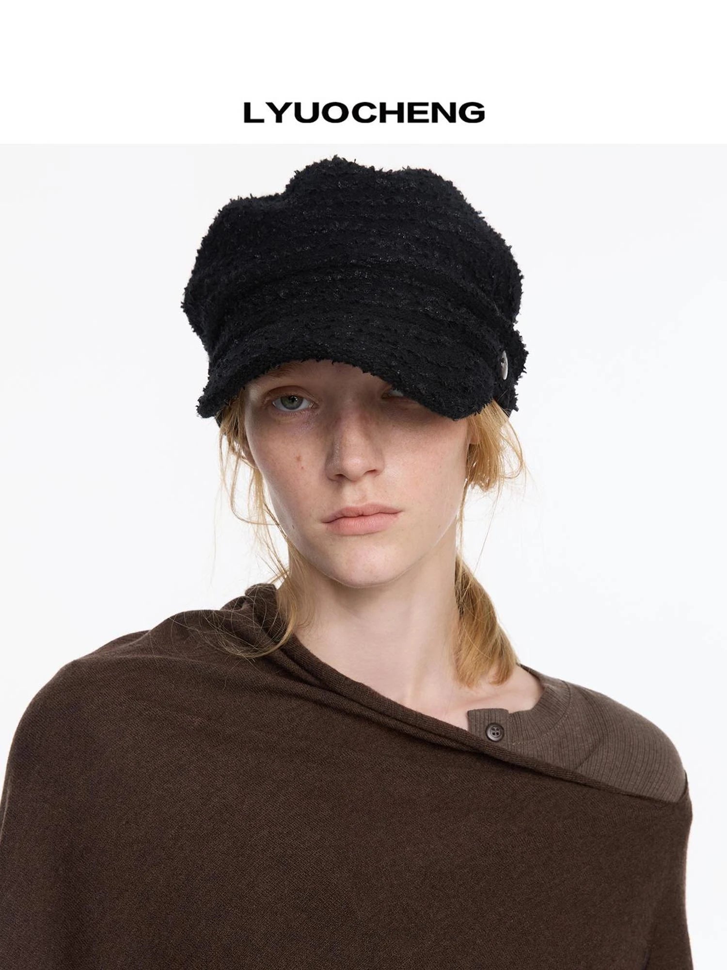 LYUOCHENG Vintage Aroma Knight Stackable Wide Brim Hat