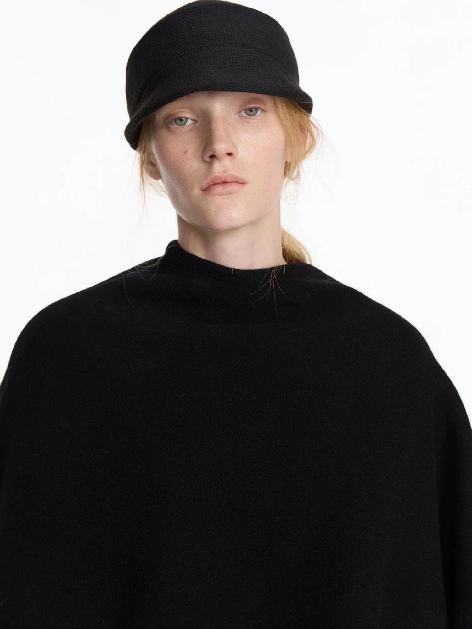 Vintage Autumn Knit Cloche Hat With Short Brim