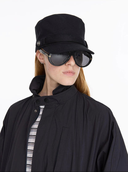 LYUOCHENG Vintage Cotton Newsboy Cap With Wide Brim