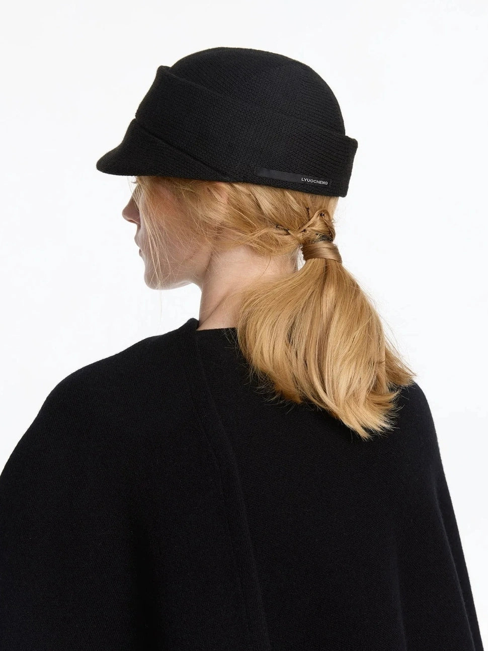 LYUOCHENG Vintage Structured Mini Brim Pillbox Hat