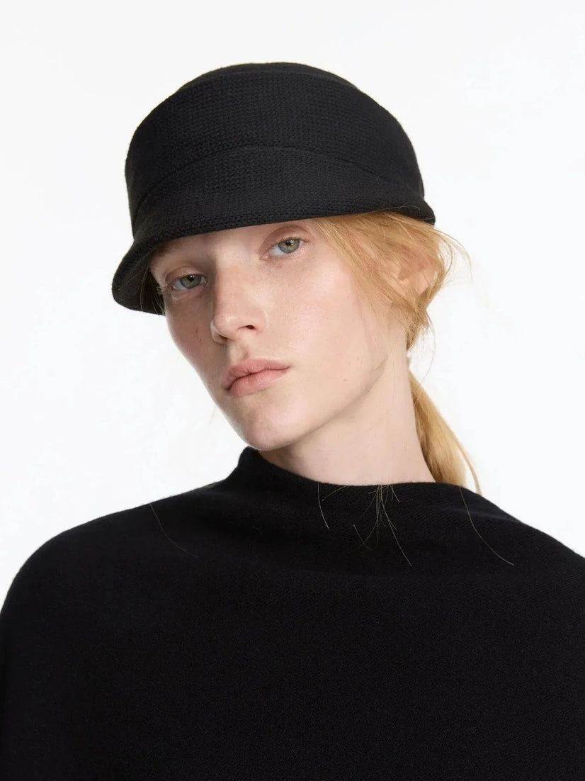 LYUOCHENG Vintage Structured Mini Brim Pillbox Hat