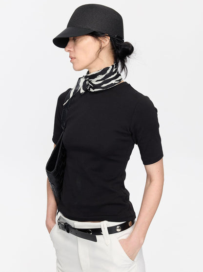 LYUOCHENG White Animal Print Rectangular Women&