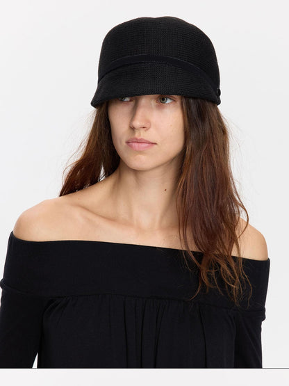 LYUOCHENG Wide Brim Knitted Structured Solid Breathable Women&