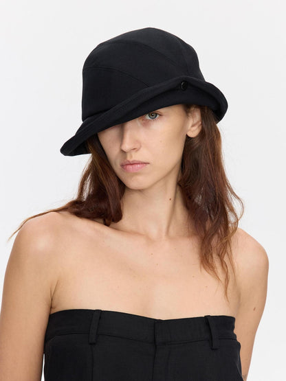 LYUOCHENG Wide Brim Turn Up Vintage Sun Protection Soft Casual Women&