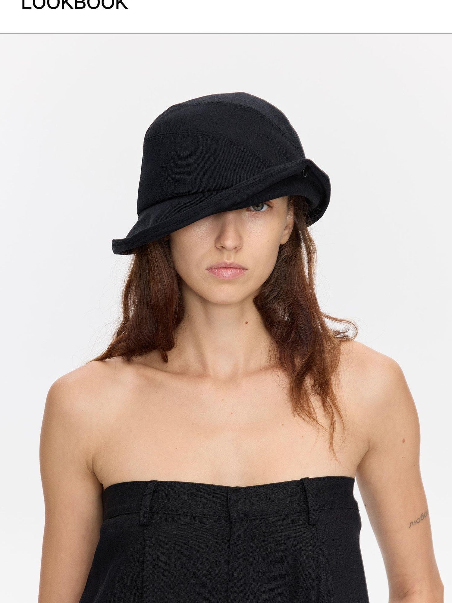 LYUOCHENG Wide Brim Turn Up Vintage Sun Protection Soft Casual Women&