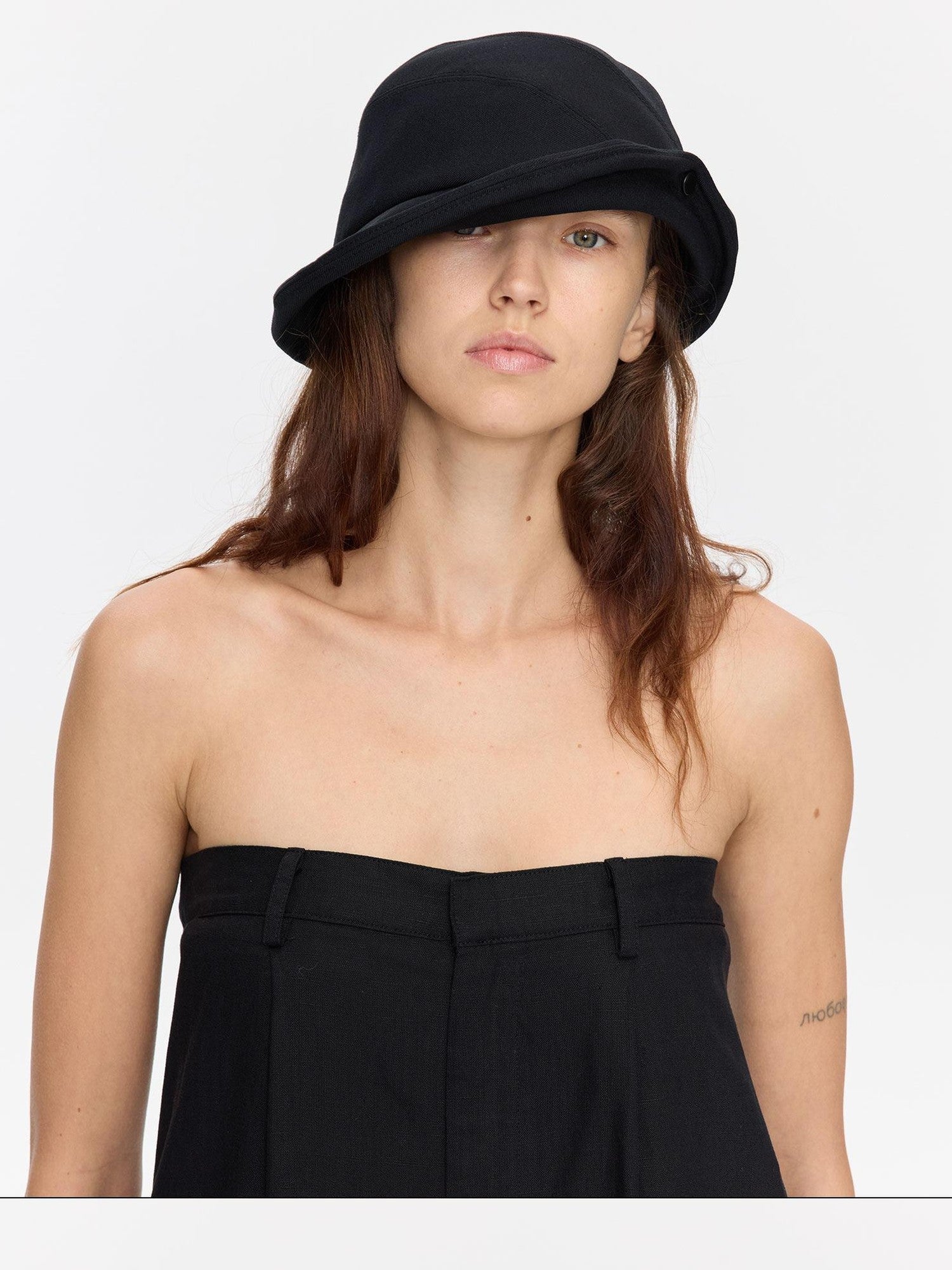 LYUOCHENG Wide Brim Turn Up Vintage Sun Protection Soft Casual Women&