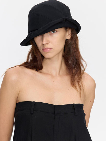 LYUOCHENG Wide Brim Turn Up Vintage Sun Protection Soft Casual Women&