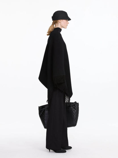 LYUOCHENG Wool Fringe Shawl Wrap