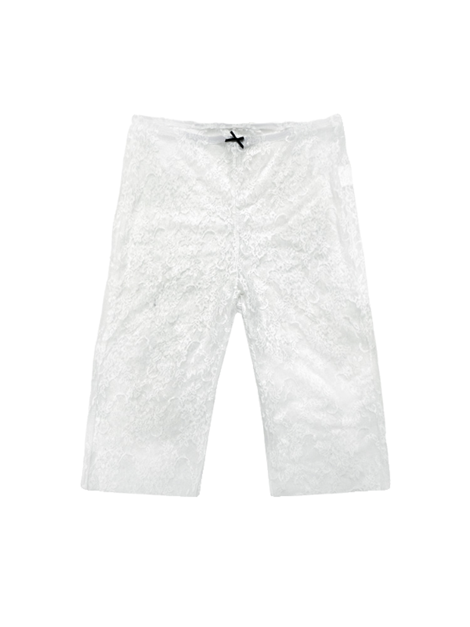 Ttsunami Lace Mesh Layering Ballet 7/8 Leggings With Trim