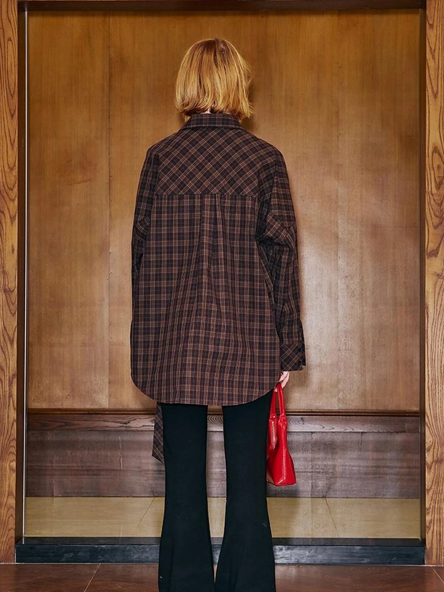 Lace Trimmed Embroidered Knit Flared Pants With Layered Design