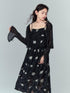 DIDDI MODA Lacy Shell Embroidered Blue Sunshield Cardigan